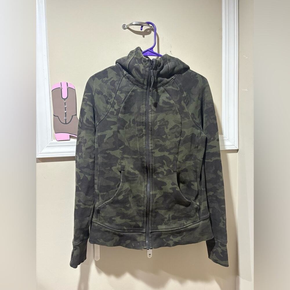 lululemon athletica Camouflage Scuba - Green and Black